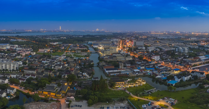 苏州太平老街夜景