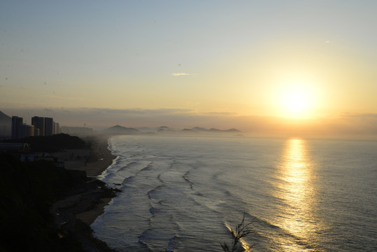 广东阳江海陵岛十里银滩日出