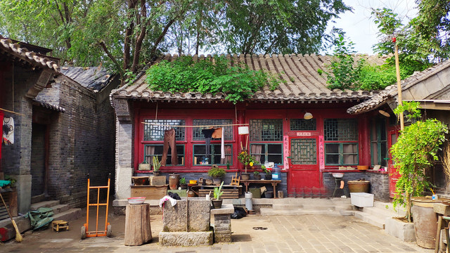 八九十年代老北京大杂院