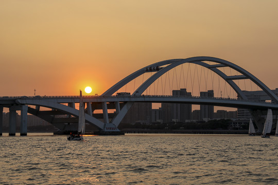 海上日落