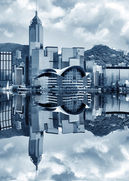 中国香港现代建筑景观