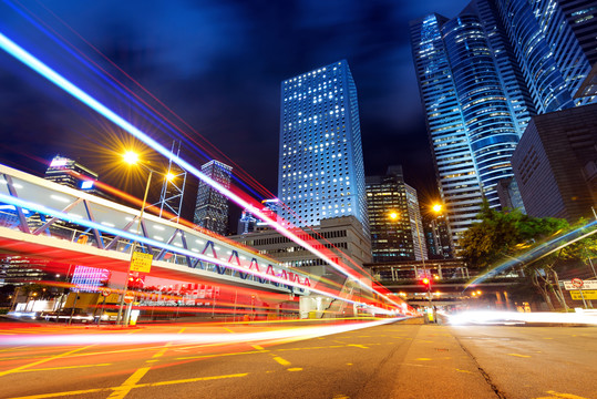 中国香港夜景