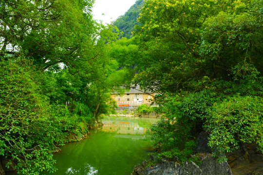 黄姚古镇河流