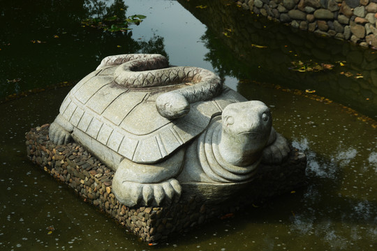 龟蛇雕塑