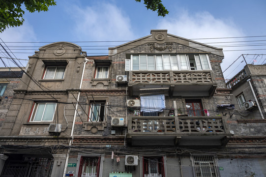 上海街道的老房子
