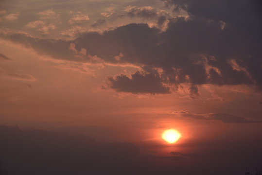 夕阳天空