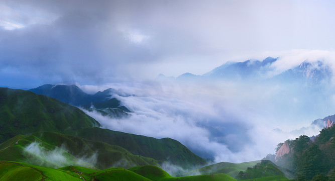 高山云海