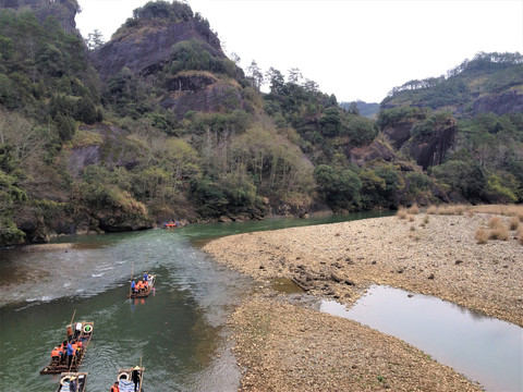 武夷山竹筏漂流