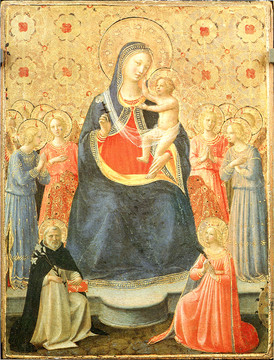 安吉利科圣母与天使和圣徒
