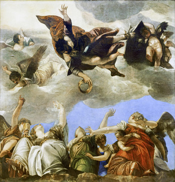保罗·卡拉里欧洲神话故事油画