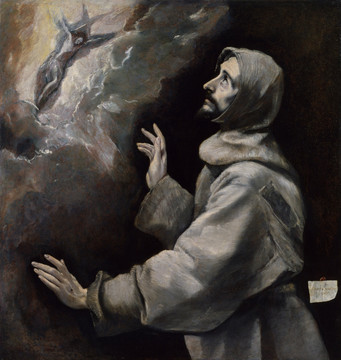 埃尔·格列柯圣弗朗西斯接受圣痕装饰画