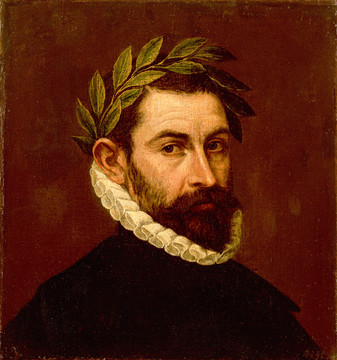 埃尔·格列柯戴橄榄枝的男人油画