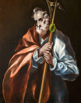 埃尔·格列柯耶稣天使宗教人物油画