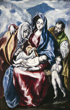 埃尔·格列柯神圣家族与圣安妮