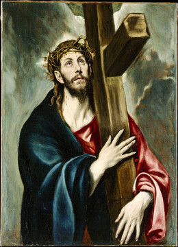 埃尔·格列柯耶稣受难古典人物油画