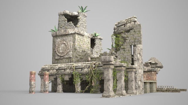 玛雅古遗迹建筑