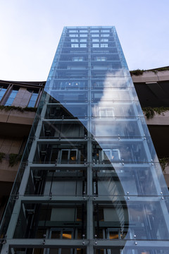 玻璃透明景观电梯