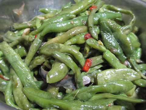 炒四季豆