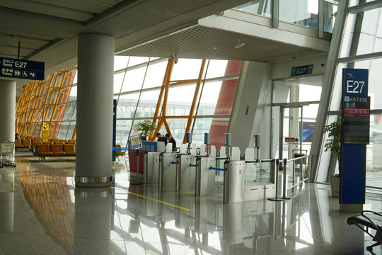 北京国际机场登机口及检票柜台