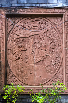 川西古镇砖雕