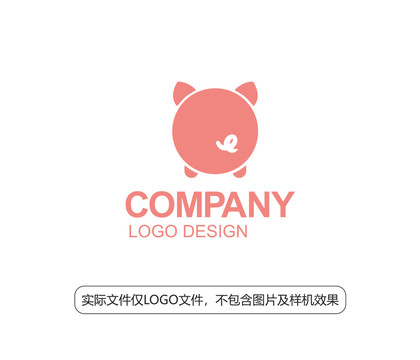 猪屁股logo