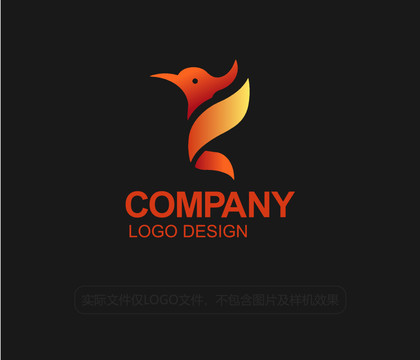 橘色啄木鸟logo
