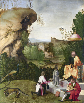 乔尔乔内宗教神话油画