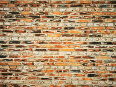 复古红砖墙背景素材纹理贴图