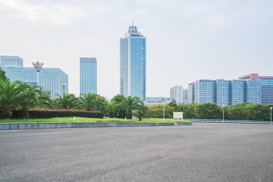 中国南京现代城市CBD建筑