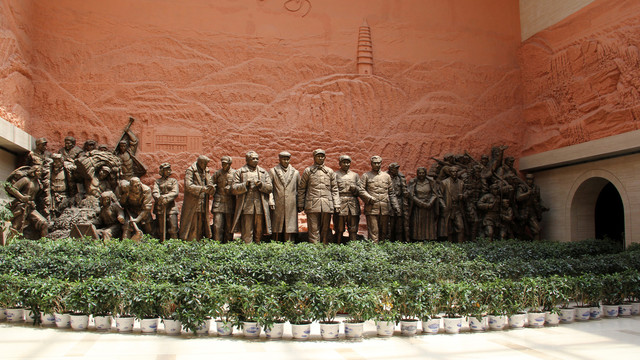 延安纪念馆雕像