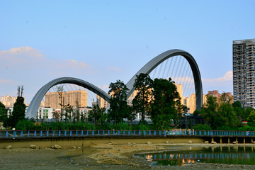 成都江滩公园风景