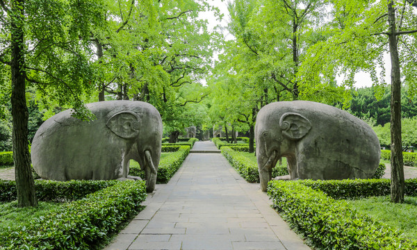 南京明孝陵石像