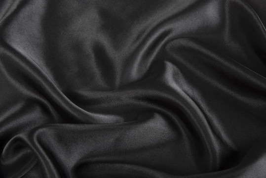 黑色丝绸背景素材
