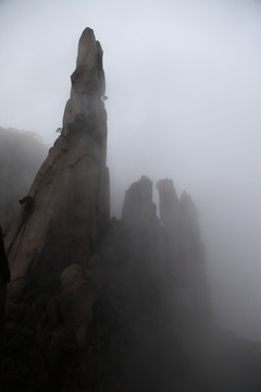 水墨黄山