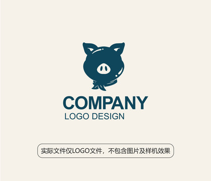 蓝猪LOGO