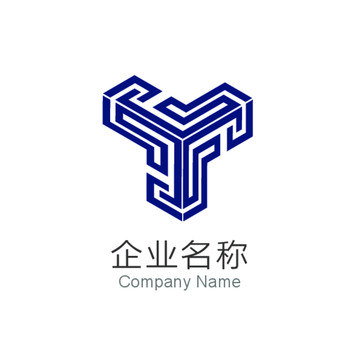 科技风logo