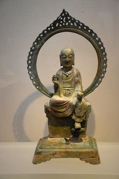 铜地藏菩萨坐像