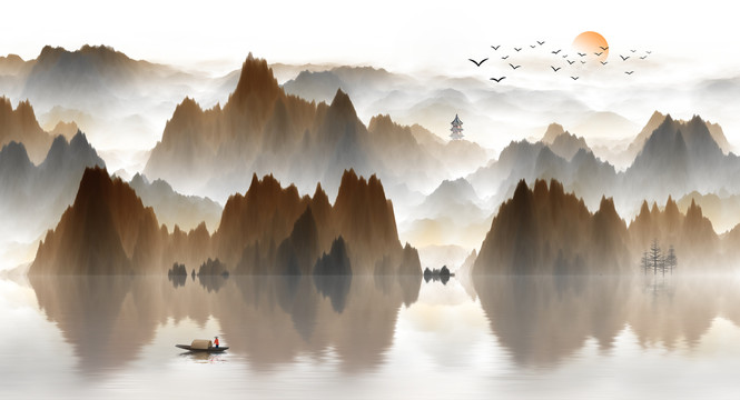 山水画