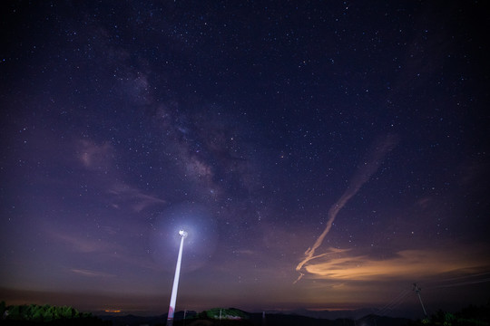 括苍山星空