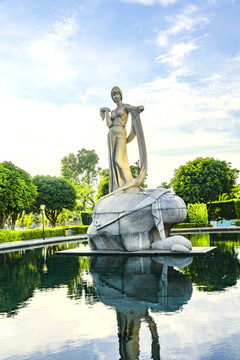 厦门筼筜湖公园女神像