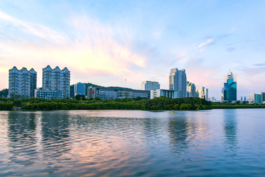 厦门筼筜湖风光