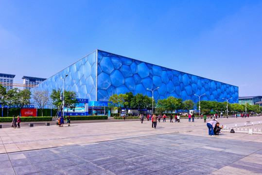 北京奥林匹克花园水立方游泳馆