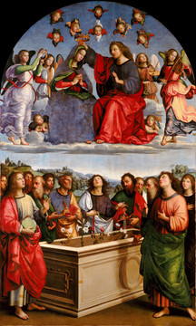  拉斐尔·圣齐奥宗教人物油画