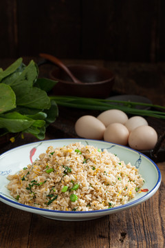 菜心粒蛋炒饭