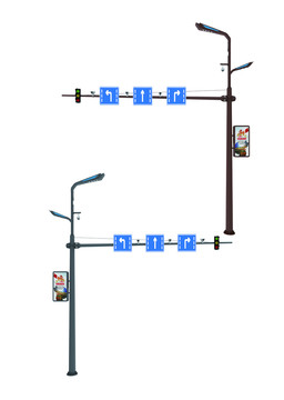 交通信号照明杆综合杆