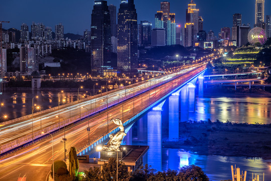 重庆城市夜景风光