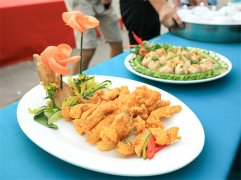 桂山岛海鲜美食