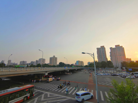 北京刘家窑城市道路