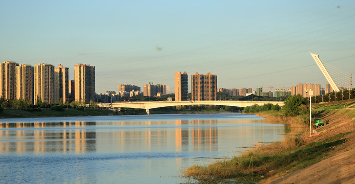 浏阳河畔风景