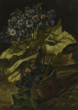 文森特·威廉·梵·高花盆静物油画